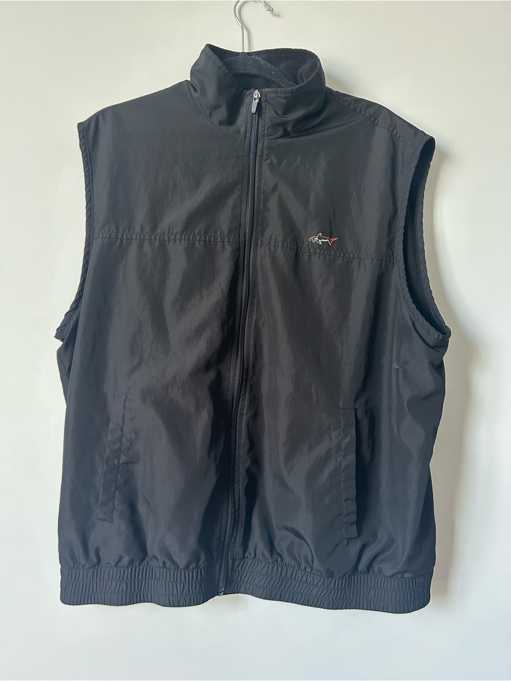 Greg Norman Collection Black Sleeveless Zip-Up Golf Vest